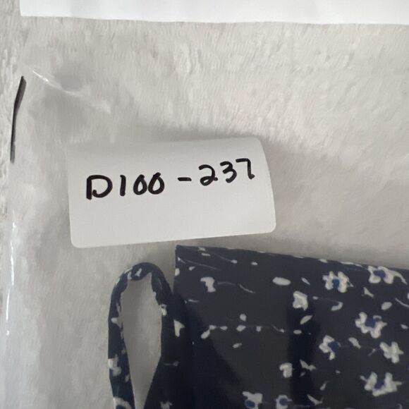 Fortune + Ivy Dress Womens Large Blue Floral Spaghetti Strap Flair Stitch Fix - Picture 14 of 14